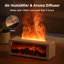 Load image into Gallery viewer, New Flame Aromatherapy Machine Colorful Essential Oil Diffuser Home Large Fog Volume Flame Humidifier 3D Flame Fireplace Machine +
