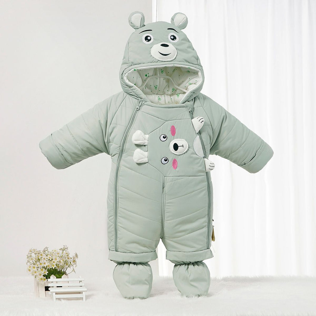 Newborn Baby Down One-piece Cotton Clothes +
