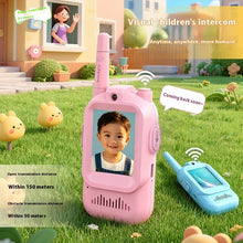 Load image into Gallery viewer, Mini Video Wireless Walkie Talkies For Kids Handheld 2 Pack Rechargeable Intercom Cam Outdoor Family Games Gift For Boys Girls +
