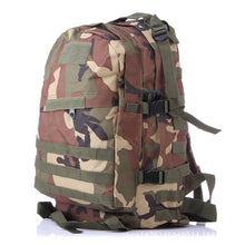 Load image into Gallery viewer, Camouflage Double Shoulder Multi Function Waterproof Bag Oxford Cloth Mountaineering 3D Outdoor Tactical Backpack +

