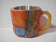 Load image into Gallery viewer, 400ml Resin Mineral Crystal Coffee Mugs With Handles Elegant Fake Mineral Crystal Cup For Workplace Home Decor Christmas Gift Kitchen Gadgets +
