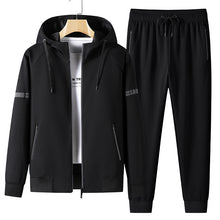 Load image into Gallery viewer, Autumn Men&#39;s Morning Run Workout Korean-style Cotton Leisure Sports Suit +
