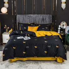 Load image into Gallery viewer, Long-staple Cotton Four-piece 1.8m Double Bed +

