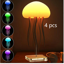 Load image into Gallery viewer, Jellyfish Voice Control Lamp LED Night Light Portable Lamp Jellyfish Decorations Smart Table Lamp For Bedside &amp; Desk +

