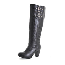 Load image into Gallery viewer, Set of Thick Heel Knee Boots +
