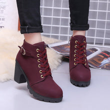 Load image into Gallery viewer, Cross Strappy Booties Women Martin Boots +
