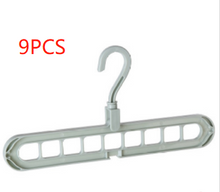 Load image into Gallery viewer, 9-hole Clothes Hanger Organizer Space Saving Hanger +
