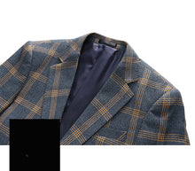 Load image into Gallery viewer, Men&#39;s Business Wedding Suit Set Plaid Suit +
