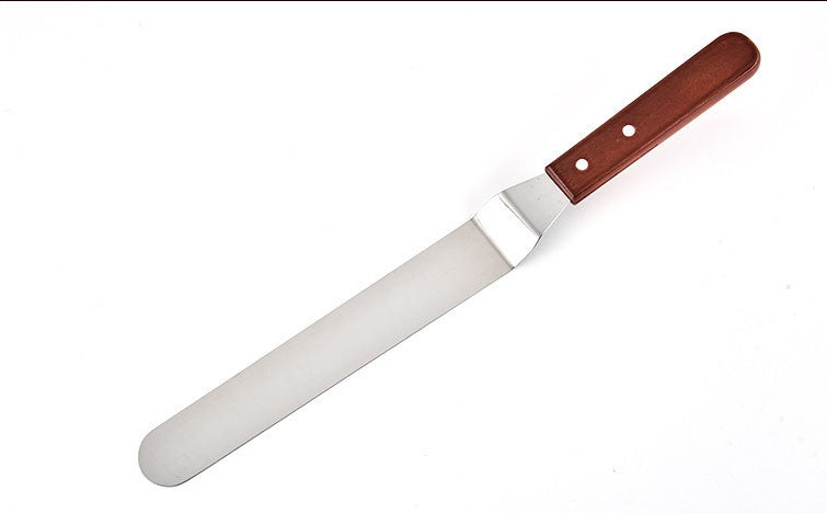 High Temperature Cake Spatula Stainless Teel Scraper Cream Baking Tool +