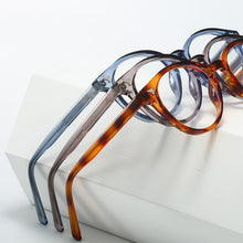 Load image into Gallery viewer, Fashion Plain Glasses Retro Rivet Frame Glasses Anti Blue Light +
