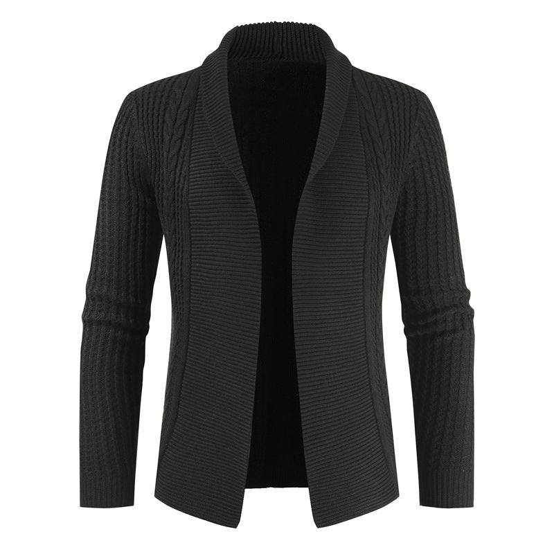 Men's Cardigan Sweater Casual Fashion Pure Color +