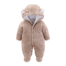 Load image into Gallery viewer, Winter Baby Jumpsuit Newborn Warm Thick Baby Romper +
