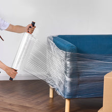 Load image into Gallery viewer, VEVOR Stretch Film, 15 Inches X 1200 Feet, 2 Pack, 80 Gauge Industrial Strength Clear Durable Stretch Wrap Roll, Heavy Duty Shrink Film Stretch Wrap With Handles For Pallet Wrapping Shipping Moving +
