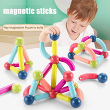Load image into Gallery viewer, Big Size DIY Magnetic Construction Set Early Learning Constructor Variety Magnetic Rod Building Blocks For Children Toys Gift +

