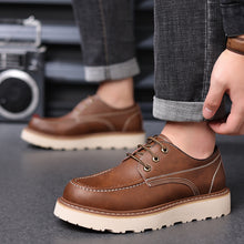 Load image into Gallery viewer, Martin Boots Men&#39;s Low Top Retro Casual Shoes British Style Worker Boot Low-top Height Increasing Big Scalp Shoes +
