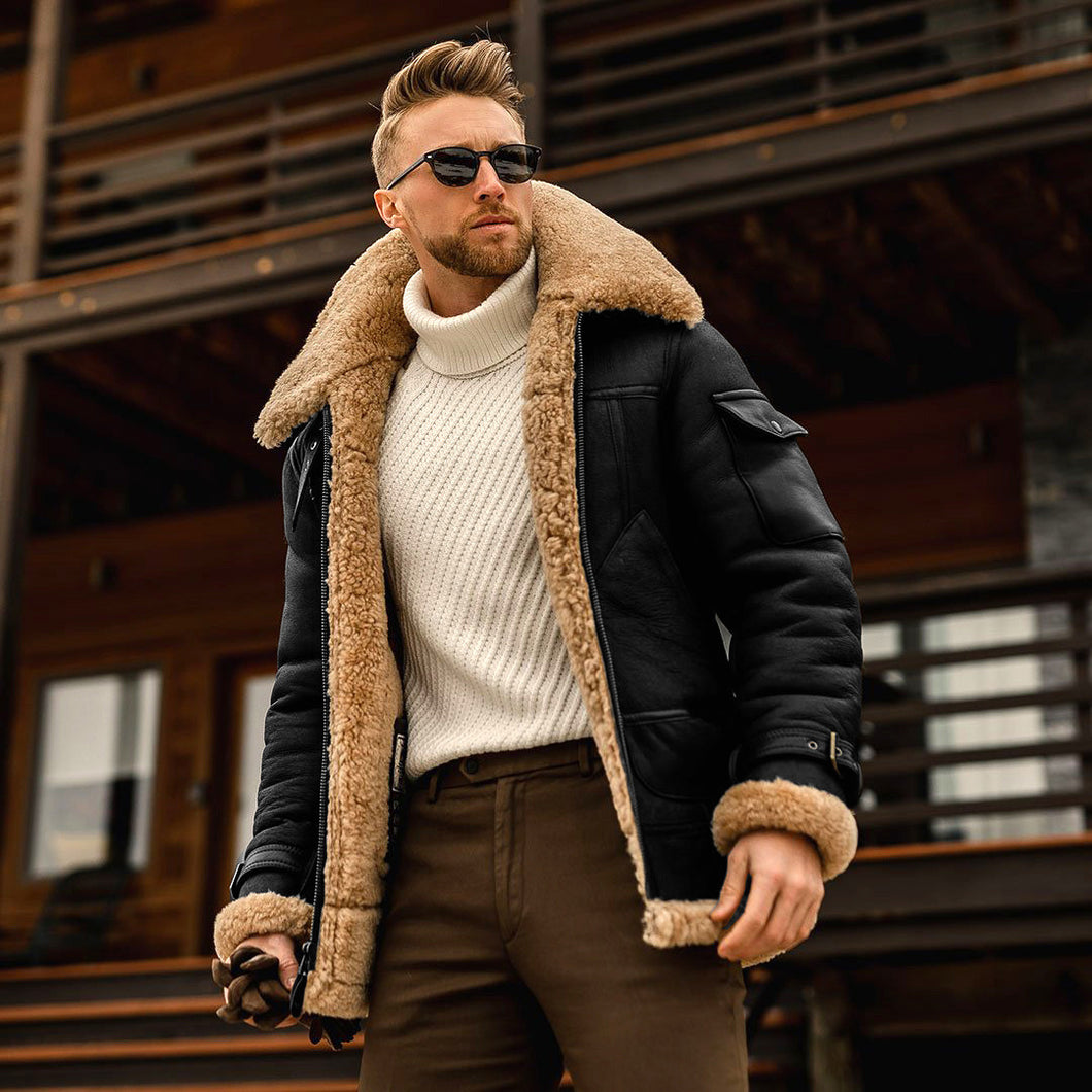 Winter Jacket Mens Military Fleece Warm Jackets Male Fur Collar Coats Army Tactical Jacket +