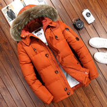 Load image into Gallery viewer, Men&#39;s Down Jacket Short White Duck Down +
