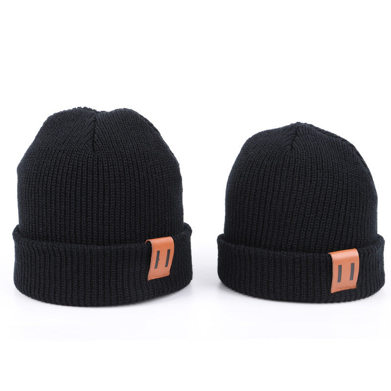 Baby knitted hat Adult and Infant Unisex Winter Hat +