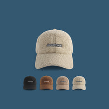 Load image into Gallery viewer, Lamb Wool Alphabet Plush Hat For Men And Women

