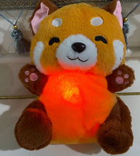 Load image into Gallery viewer, New Red Panda Plush Toy: Musical Lights &amp; Breathing +
