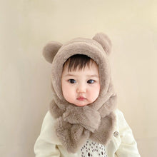Load image into Gallery viewer, Baby Bear Autumn And Winter Infant Ear Protection Hat +
