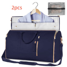 Load image into Gallery viewer, Large Capacity Travel Duffle Bag Women&#39;s Handbag Folding Suit Bag Waterproof Clothes Totes Garment Bag +
