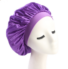 Load image into Gallery viewer, Durag &amp; Bonnet Sleeping  Set Women Hair Cap +
