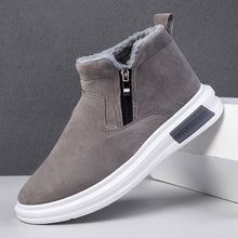 Load image into Gallery viewer, Fashion Snow Boots For Men and Women Winter Warm Flat Cotton Plush Shoes With Side Zipper Casual Daily Fleece Ankle Boot +
