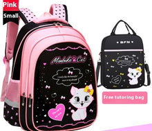 Load image into Gallery viewer, Kids School Cute Cat Print Backpack School Bag +
