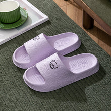 Load image into Gallery viewer, Cute Bear Slippers Indoor Non-slip Thick Soles Floor Bedroom Bathroom Slippers For Women Men Fashion House Shoes Summer +
