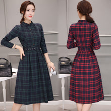 Load image into Gallery viewer, Long Sleeve Shirt Dress +
