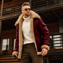 Load image into Gallery viewer, Winter Jacket Mens Military Fleece Warm Jackets Male Fur Collar Coats Army Tactical Jacket +
