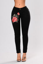Load image into Gallery viewer, Denim Pants Women&#39;s Embroidered Skinny Jeans +
