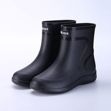 Load image into Gallery viewer, Cotton-padded Warm-keeping Fixed Velvet Rain Boots For Men And Women +
