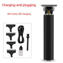 Load image into Gallery viewer, Retro T9 oil Head Electric Clipper Rechargeable Hair Clipper +
