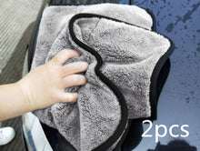 Load image into Gallery viewer, Microfiber Car Wash Towel Absorbent Car Supplies Cleaning Cloth +
