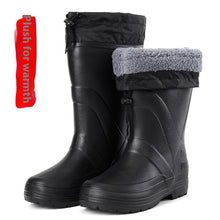 Load image into Gallery viewer, Men's Lightweight Labor Protection Pure Long Rain Boots +
