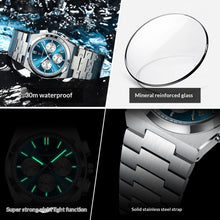 Load image into Gallery viewer, Mens Waterproof Multifunctional Luminous Ultra-thin Watch +
