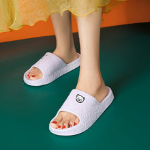 Load image into Gallery viewer, Cute Bear Slippers Indoor Non-slip Thick Soles Floor Bedroom Bathroom Slippers For Women Men Fashion House Shoes Summer +
