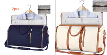 Load image into Gallery viewer, Large Capacity Travel Duffle Bag Women&#39;s Handbag Folding Suit Bag Waterproof Clothes Totes Garment Bag +
