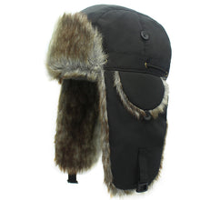 Load image into Gallery viewer, Outdoor Autumn And Winter Warm Lei Feng Hat Men +
