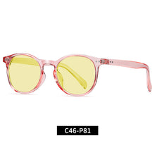 Load image into Gallery viewer, Fashion Good-looking Face Slimming Orange Yellow Anti-blue Light UV Glasses +
