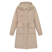 Load image into Gallery viewer, Parka Women&#39;s Overknee Long Cotton Coat Jacket Trench Coat +
