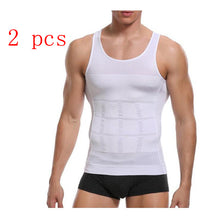 Load image into Gallery viewer, Men's Undershirt Body Tummy Shaper Vest +
