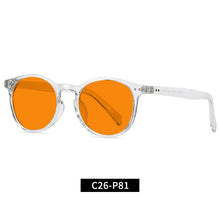 Load image into Gallery viewer, Fashion Good-looking Face Slimming Orange Yellow Anti-blue Light UV Glasses +
