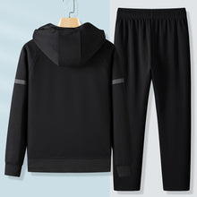 Load image into Gallery viewer, Autumn Men&#39;s Morning Run Workout Korean-style Cotton Leisure Sports Suit +
