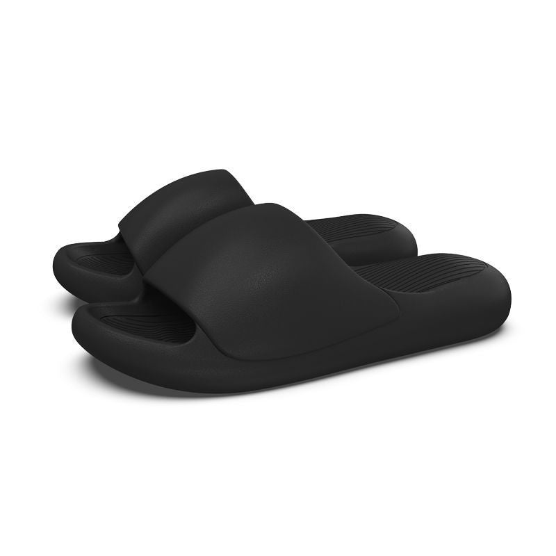 Men And Women Fashion Casual Non-slip Anti-odor Thick Bottom Slippers +