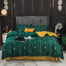 Load image into Gallery viewer, Long-staple Cotton Four-piece 1.8m Double Bed +
