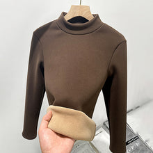 Load image into Gallery viewer, Fleece-lined Warm Autumn And Winter Women's Long Sleeve Turtleneck Sweater +
