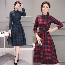 Load image into Gallery viewer, Long Sleeve Shirt Dress +
